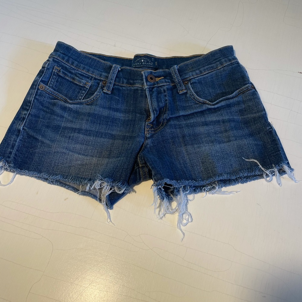 Denim shorts